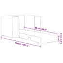 vidaXL rózsaszín puha plüss gyerek kanapéágy