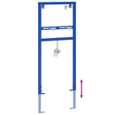 vidaXL Fürdőszoba Fali Támogatás Kék 50 x 3 x 112 cm