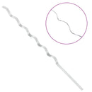 vidaXL Spirál növénytámaszok 5 pcs Ezüst 150 cm Horganyzott acél