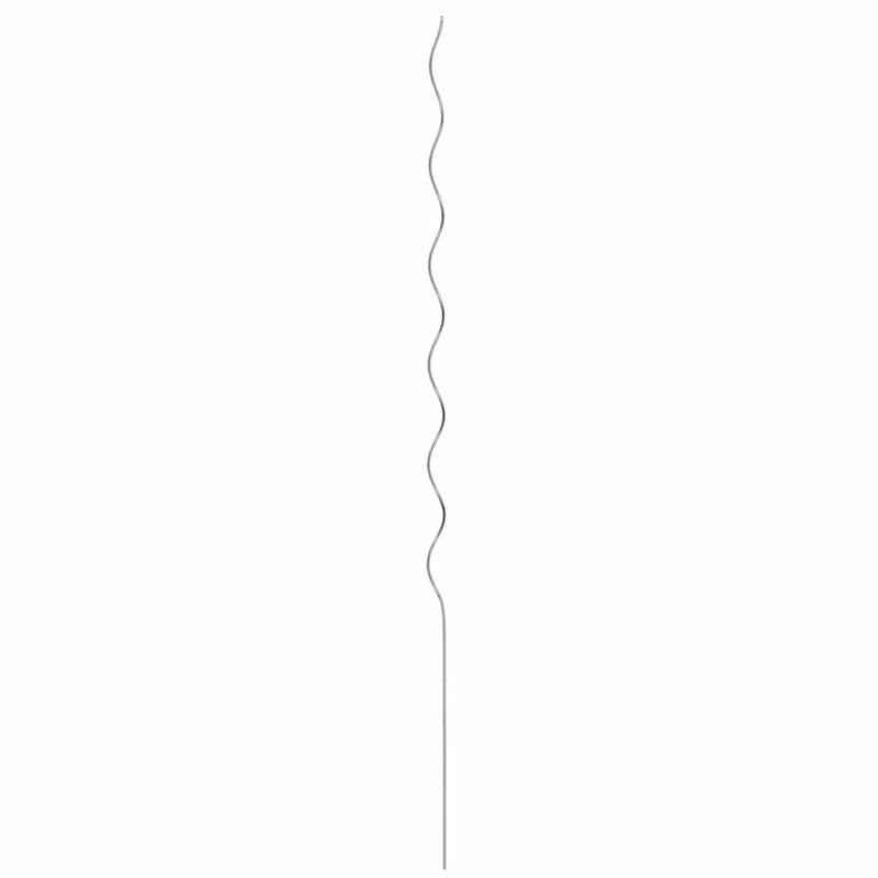 vidaXL Spirál növénytámaszok 5 pcs Ezüst 150 cm Horganyzott acél