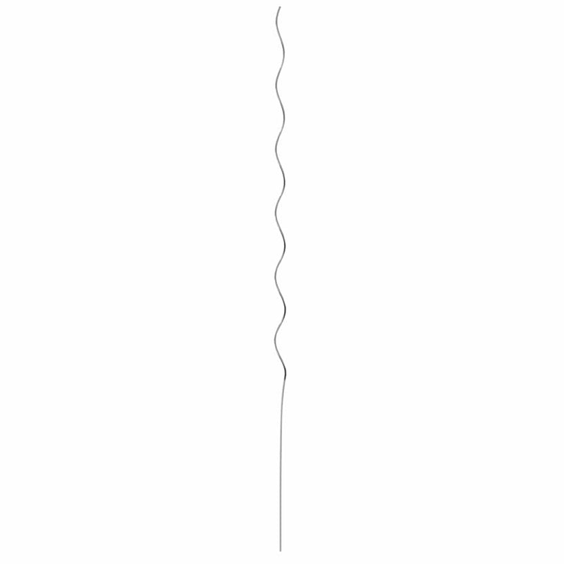 vidaXL Spirál növénytámaszok 5 pcs Ezüst 150 cm Horganyzott acél