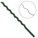 vidaXL Spirál növénytámaszok 50 pcs Zöld 170 cm PVC bevonatos acél