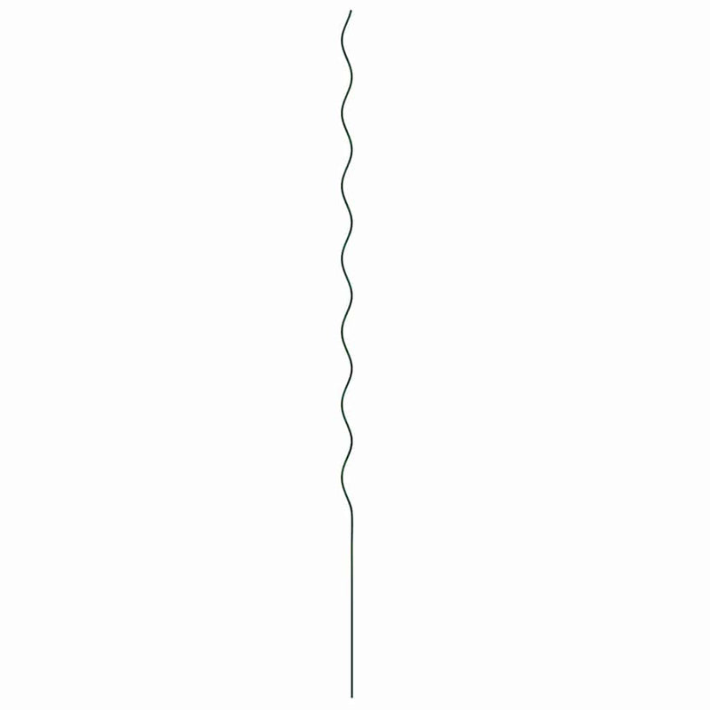 vidaXL Spirál növénytámaszok 20 pcs Zöld 170 cm PVC bevonatos acél