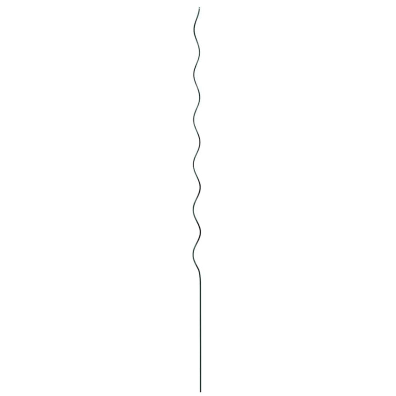 vidaXL Spirál növénytámaszok 20 pcs Zöld 150 cm PVC bevonatos acél