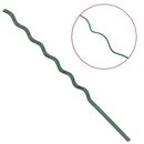 vidaXL Spirál növénytámaszok 5 pcs Zöld 150 cm PVC bevonatos acél