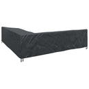 vidaXL Bútor takaró Fekete 325 x 325 x 80 cm 420D Oxford Szövet