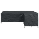 vidaXL Bútor takaró Fekete 260 x 210 x 80 cm 210D Oxford Szövet