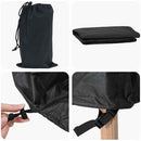 vidaXL Bútor takaró 260 x 210 x 80 cm 600D Oxford Szövet L-alak Fekete