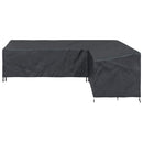 vidaXL Bútor takaró Fekete 286 x 222 x 80 cm 210D Oxford Szövet