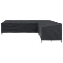vidaXL Bútor takaró Fekete 355 x 275 x 80 cm 210D Oxford Szövet