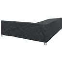 vidaXL Bútor takaró Fekete 355 x 275 x 80 cm 420D Oxford Szövet