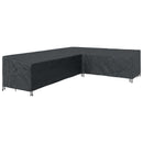 vidaXL Bútor takaró Fekete 355 x 275 x 80 cm 600D Oxford Szövet