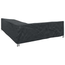 vidaXL Bútor takaró Fekete 355 x 275 x 80 cm 210D Oxford Szövet