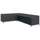 vidaXL Bútor takaró Fekete 355 x 275 x 80 cm 420D Oxford Szövet