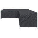 vidaXL Bútor takaró Fekete 355 x 275 x 80 cm 420D Oxford Szövet