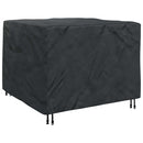 vidaXL Bútor takaró Fekete 125 x 125 x 74 cm 420D Oxford szövet