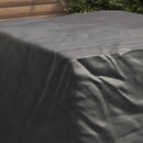 vidaXL Bútor takaró Fekete 135 x 135 x 90 cm 210D Oxford Szövet