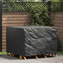 vidaXL Bútor takaró Fekete 135 x 135 x 90 cm 210D Oxford Szövet