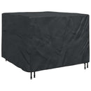 vidaXL Bútor takaró Fekete 135 x 135 x 90 cm 210D Oxford Szövet