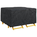 vidaXL Bútor takaró Egyszínű Fekete 150 x 150 x 75 cm 210D