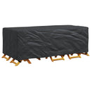 vidaXL Bútor takaró Egyszínű Fekete 229 x 113 x 73 cm 420D