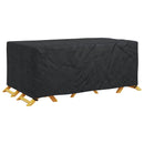 vidaXL Bútor takaró Egyszínű Fekete 240 x 140 x 90 cm 210D