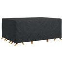 vidaXL Bútor takaró Egyszínű Fekete 280 x 204 x 106 cm 420D