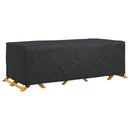 vidaXL Bútor takaró Egyszínű Fekete 300 x 140 x 90 cm 420D