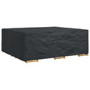 vidaXL Bútor takaró Egyszínű Fekete 300 x 250 x 70 cm 210D