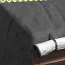 vidaXL Kültéri hinta takaró 155 x 95 x 165 cm 210D Oxford Szövet