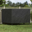 vidaXL Kültéri hinta takaró 250 x 250 x 160 cm 210D Oxford Szövet