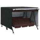 vidaXL Kültéri hinta takaró 250 x 250 x 160 cm 210D Oxford Szövet