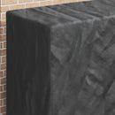 vidaXL Pingpong Asztal Borító Egyszínű Fekete 165 x 70 x 185 cm szövet