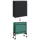 vidaXL Pingpong Asztal Borító Egyszínű Fekete 165 x 70 x 185 cm szövet