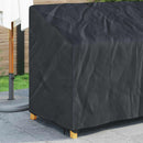 vidaXL Kerti Pad Borító Fekete 165 x 70 x 65 / 94 cm 210D Oxford Szövet