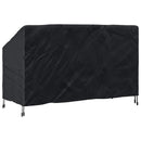 vidaXL Kerti Pad Borító Fekete 165 x 70 x 65 / 94 cm 210D Oxford Szövet