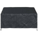 vidaXL Kerti Pad Borító Fekete 165 x 70 x 65 / 94 cm 210D Oxford Szövet