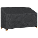 vidaXL Kerti Pad Borító Fekete 165 x 70 x 65 / 94 cm 210D Oxford Szövet