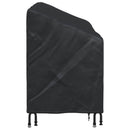 vidaXL Kerti Pad Borító Fekete 165 x 70 x 65 / 94 cm 210D Oxford Szövet
