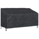 vidaXL Kerti Pad Borító Fekete 205 x 85 x 65 / 94 cm 210D Oxford Szövet