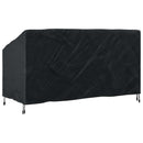 vidaXL Kerti Pad Borító Fekete 205 x 85 x 65 / 94 cm 210D Oxford Szövet