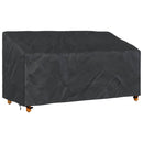 vidaXL Kerti Pad Borító Fekete 205 x 85 x 65 / 94 cm 210D Oxford Szövet