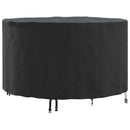 vidaXL Bútor takaró Fekete 128 x 128 x 71 cm 210D Oxford Szövet
