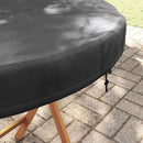 vidaXL Kültéri Asztal Huzat 102 x 102 x 10 cm 420D Oxford Szövet Kerek