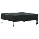 vidaXL Asztal Fedő Egyszínű Fekete 82 x 82 x 15 cm szövet