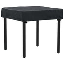 vidaXL Asztal Fedő Egyszínű Fekete 82 x 82 x 15 cm szövet