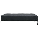 vidaXL Asztal Fedő 102 x 102 x 15 cm Négyzet Vízálló Fekete