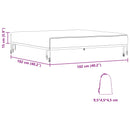 vidaXL Asztal Fedő 102 x 102 x 15 cm Négyzet Vízálló Fekete