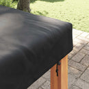 vidaXL Asztal Fedő 142 x 142 x 15 cm Négyzet Vízálló Fekete