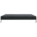 vidaXL Asztal Fedő 142 x 142 x 15 cm Négyzet Vízálló Fekete